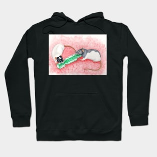 Rats Christmas Cracker Hoodie